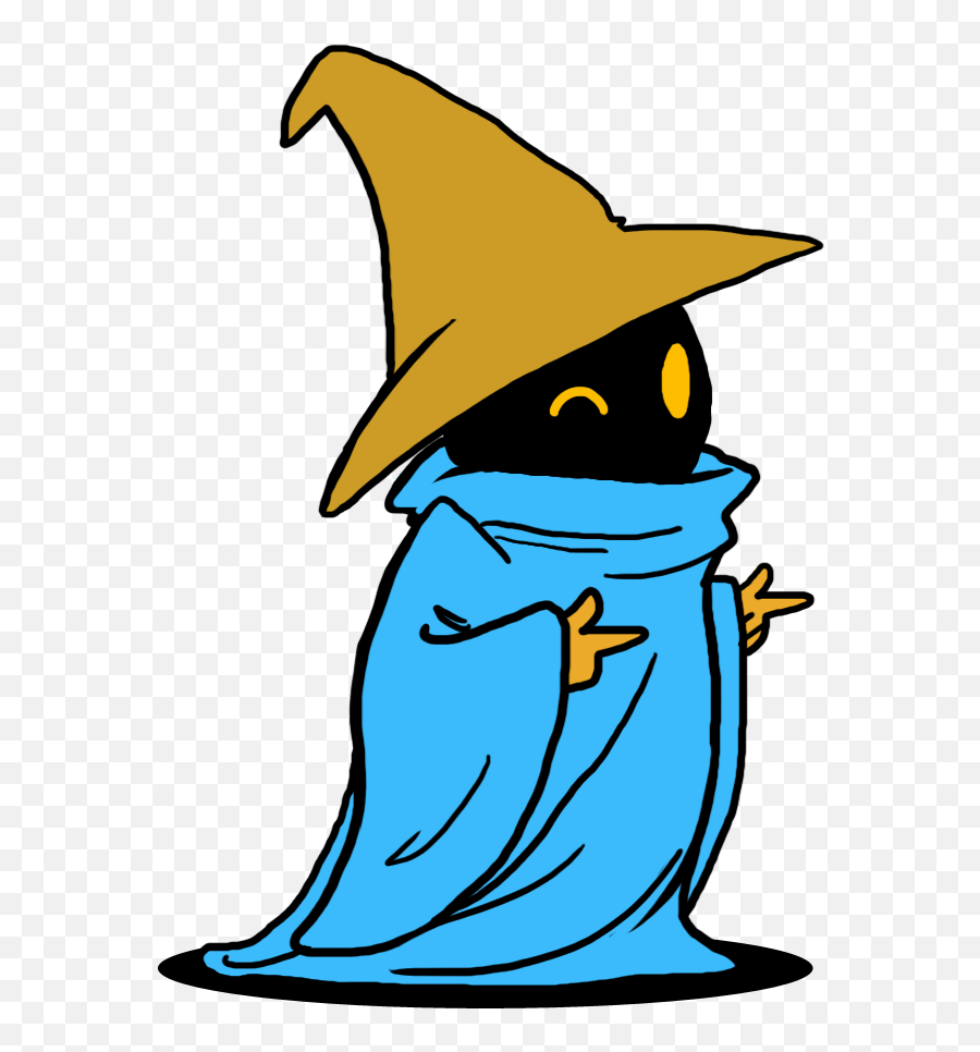 Sorcerer Clipart Uncanny - Black Mage Final Fantasy Png Black Mage Final Fantasy,Sorcerer Png