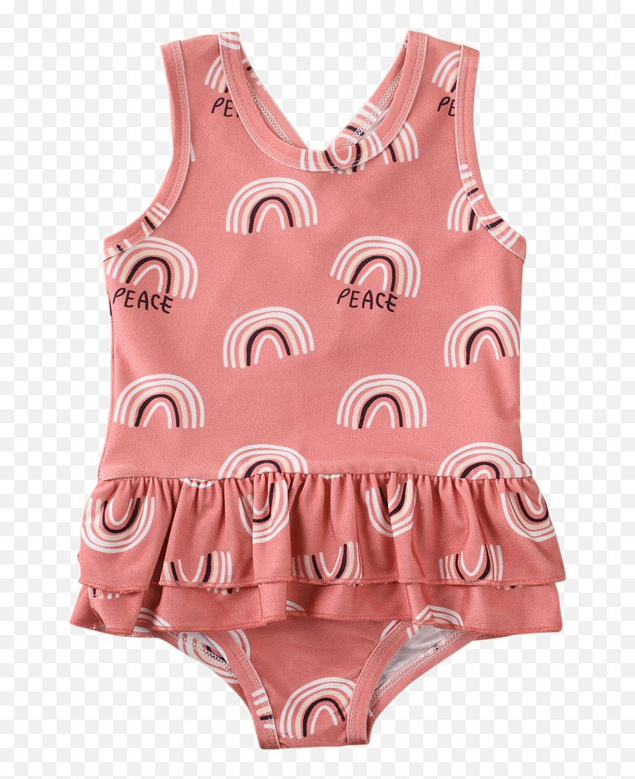 Binpure - Binpure Baby Kid Girls Onepiece Swimwear Cartoon Swimsuit Png,Bathing Suit Icon