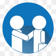 Customer Satisfaction Blue Icon Png Clipart - Full Size Happy