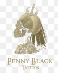 Unique Tattoo U0026 Body Piercing Studio Penny Black Tattoos - Vintage Advertisement png