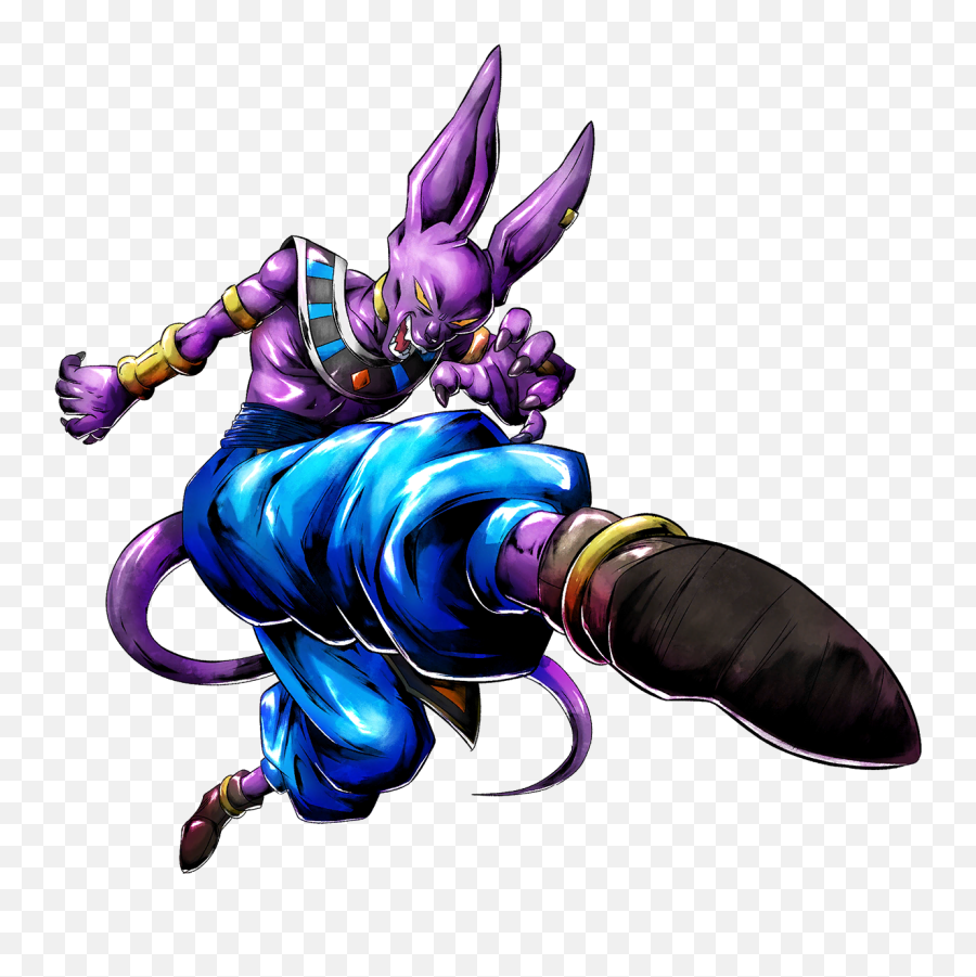 Ex God Of Destruction Beerus Yellow Dragon Ball Legends - Beerus Extreme Db Legends Png,Destruction Png