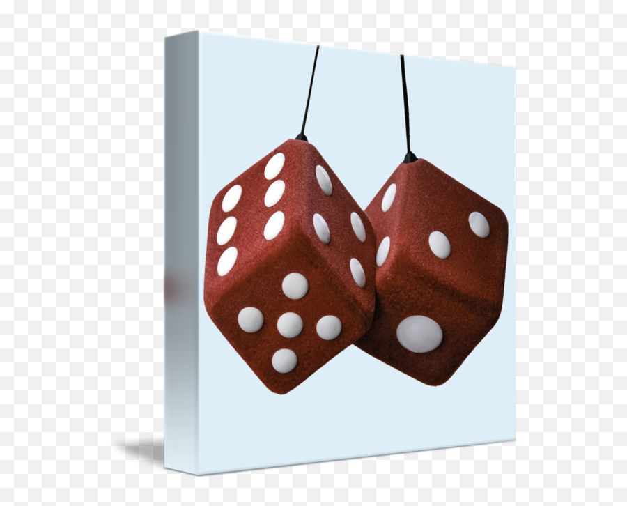 Lucky Fuzzy Red Dice - Dice Png,Red Dice Png