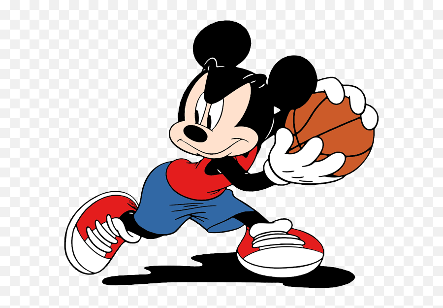 Mickey Mouse Clipart Png - Mickey Mouse Basketball Coloring Pages,Mickey Mouse Png Images