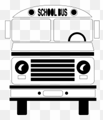 Library Of Black And White School Bus Clip Royalty Free Png - School Bus Clipart Black And White Transparent
