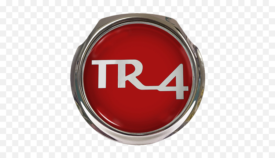 Tr4 Red Logo Car Grille Badge With Fixings - Emblem Png,Red Car Logo