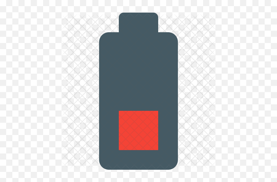Low Battery Icon Of Flat Style - Water Bottle Png,Low Battery Png