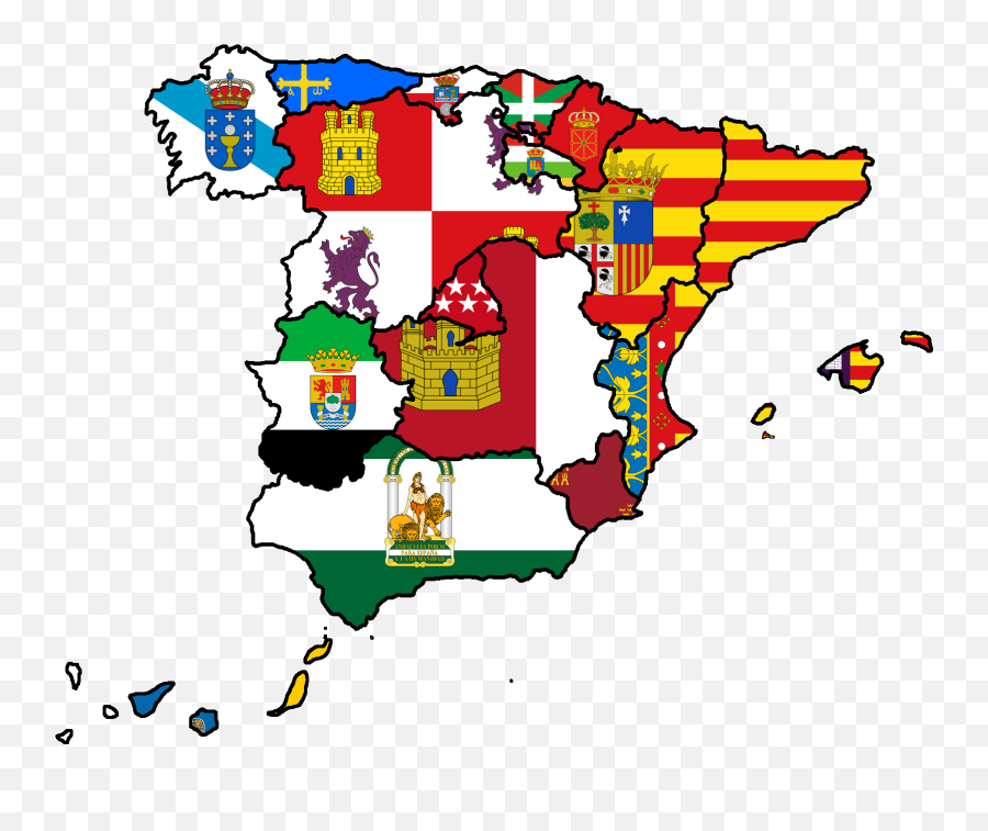 Flags Of Spain Regions Png Image - Background Spain Png,Spain Png