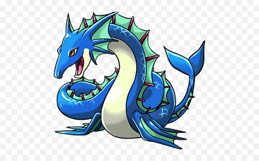 Sea Monster Png 6 Image - Blue Sea Serpent Dragon,Sea Monster Png
