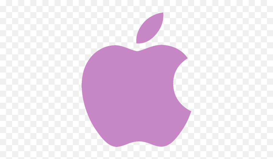 Iphone Logo Png Transparent - Purple Apple Logo Png,Apple With Transparent Background