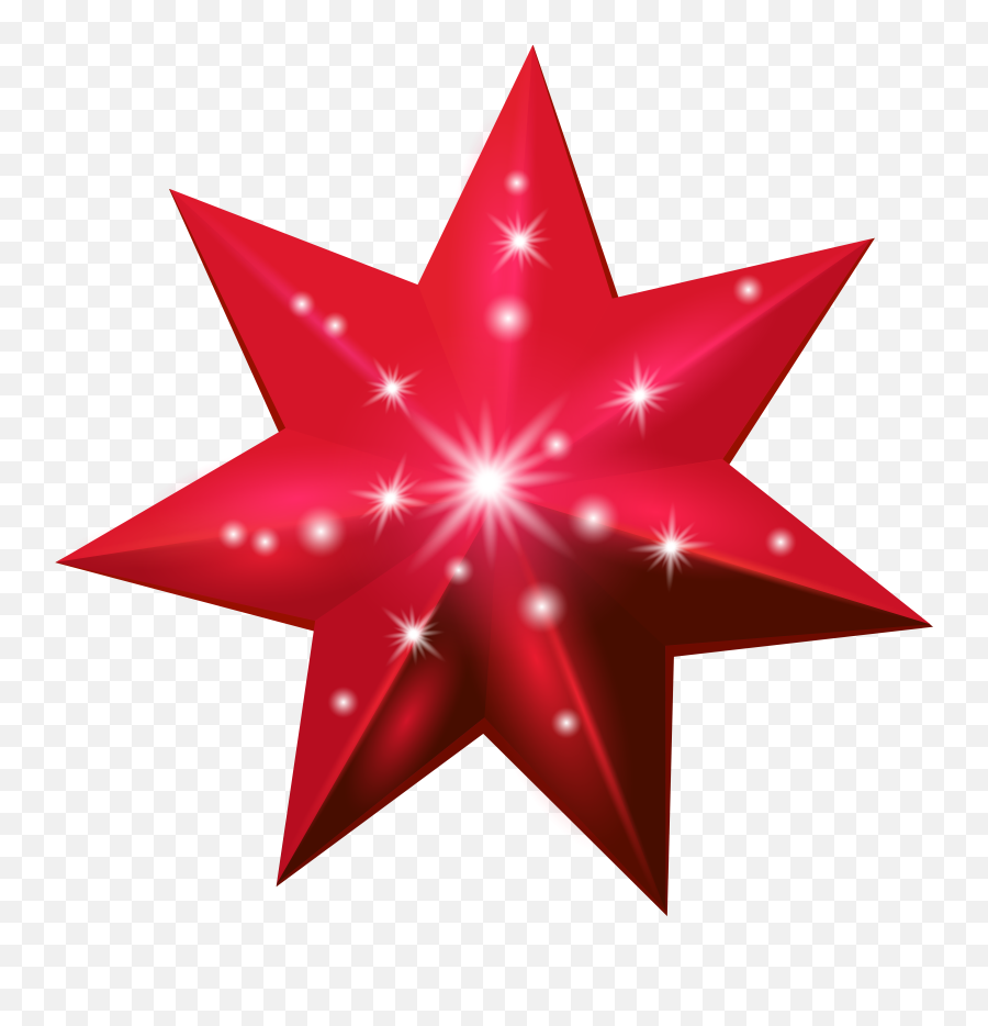 Transparent Red Star - Clipart Red Star Png,Red Star Transparent