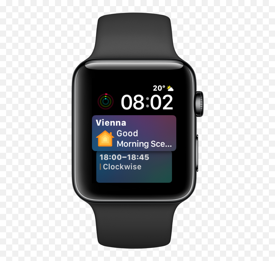 Watch Face Png - Apple Watch Series 2 42mm Space Black Stainless Steel Case Sport Band,Siri Png