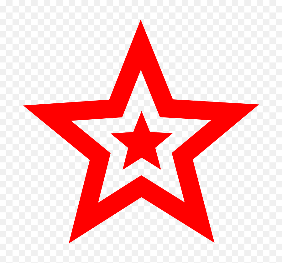 Transparent Png Images And Svg Vector - Red Star Clipart,Communism Png
