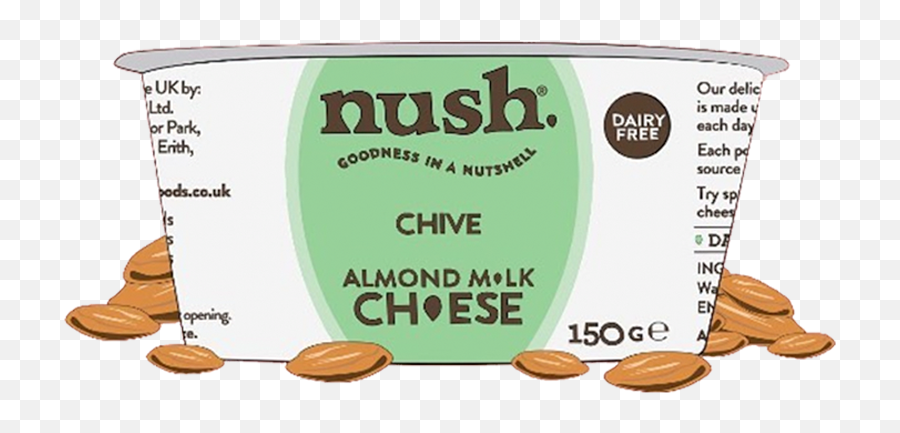 Nush Almond Chese Spread Chive 150g Reduced To Clear - Coin Png,Almond Transparent