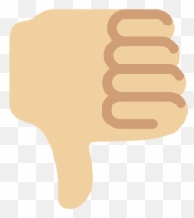 Thumbs Down Emoji Clipart Free Download Transparent Png - Emoji