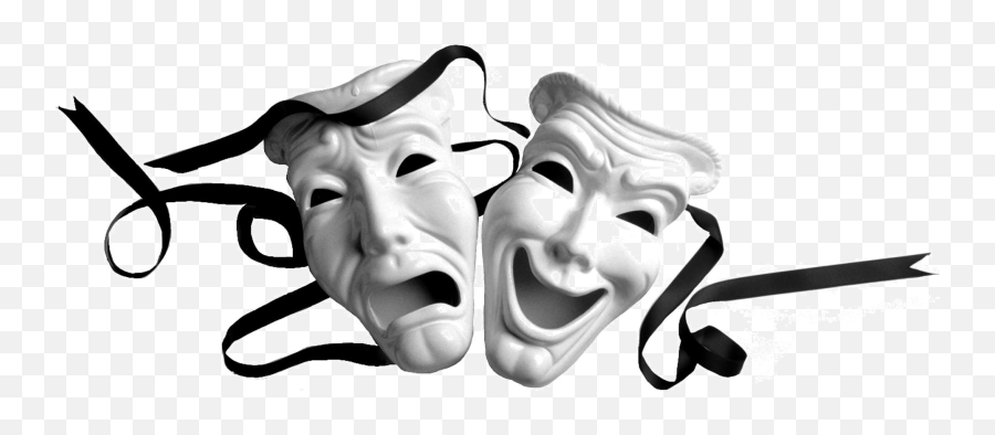 Drama Logo Masks - Clipart Best Theatre Masks Png,Drama Mask Png