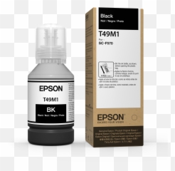 Epson T49m Black Ink Bottle 140ml For Surecolor F570 - T49m120 Epson T49m120 Png,Black Ink Png