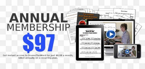 Free Video Drum Lessons Sheet Music Song Charts U0026 Articles - Smart Device Png,Scumbag Steve Hat Png