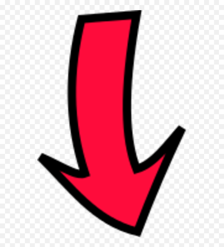 Curved Arrow Clipart - Clipartsco Arrow Pointing Down Png,Curved Arrows Png