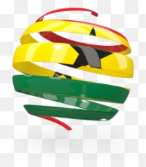 3d Ghana Flag Png Image With No - Clip Art,Ghana Flag Png