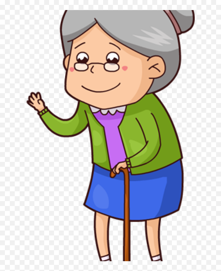 Grandma Free Cartoon Granny Clip Art - My Grand Mother Cartoon Png,Granny  Png - free transparent png images 