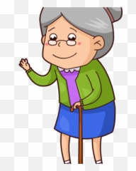 Grandma Free Cartoon Granny Clip Art - My Grand Mother Cartoon Png,Granny Png
