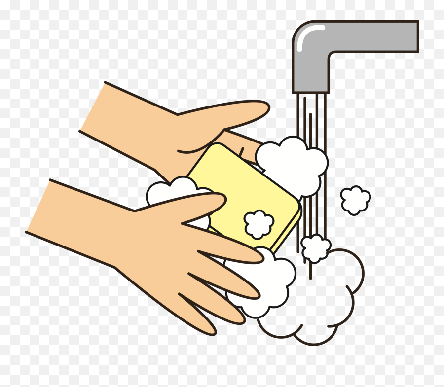 Wash Hand Png Transparent - Wash Hands Clipart Png,Cartoon Hand Png
