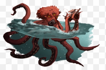 Seas Of Vodari Swashbuckling U0026 Sorcery For Du0026d 5e - Kraken Monster Transparent Png,Dnd Png