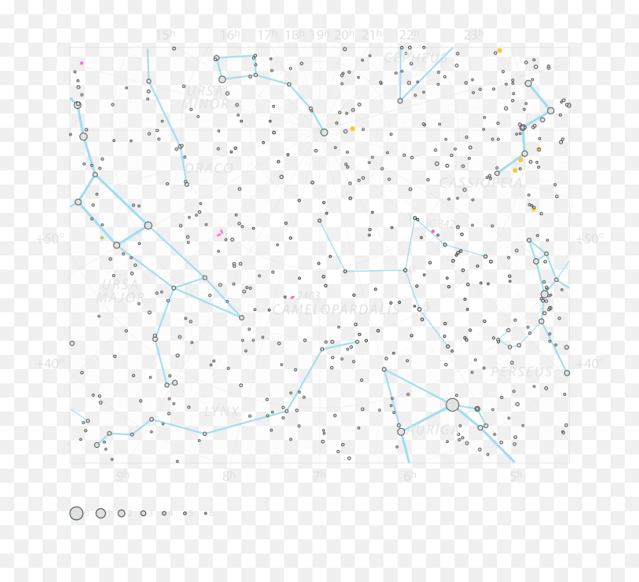 Stars And Deep Sky Objects - Horizontal Png,Constellations Png