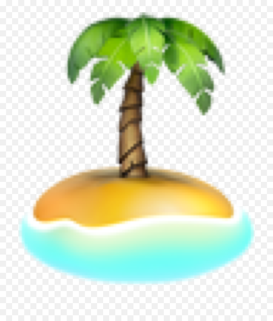 Island Beach Emoji Palme Palm Sticker - Fresh Png,Palm Tree Emoji Png