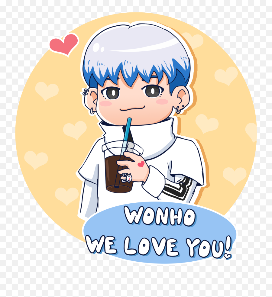So I Made This Fanart To Support My Bias Still Canu0027t - Illustration Png,Monsta X Logo