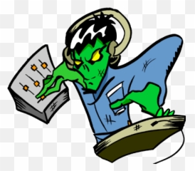 Free Dj Zombie Psd Vector Graphic - VectorHQcom Cartoon Dj Zombie png