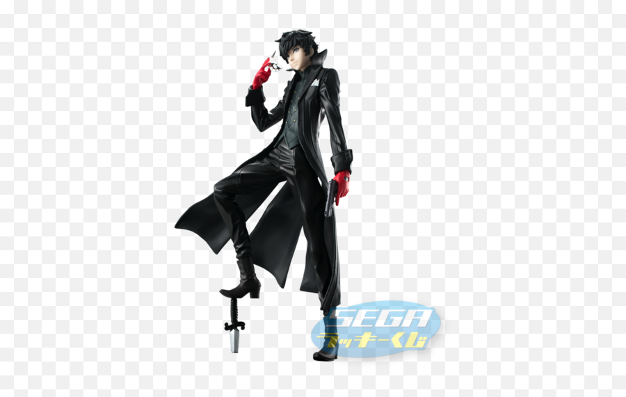 Sega Lucky Kuji Persona 5 A Prize Premium Figure Joker Ren - Joker P5 Full Body Png,Joker Persona 5 Transparent