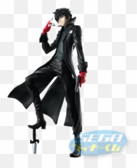 Sega Lucky Kuji Persona 5 Prize Premium Figure Joker Ren - Joker P5 Full Body png