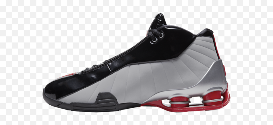 Nike Shox Bb4 Silverblackred Mens Basketball Vince Ca - Round Toe Png,Vince Carter Png