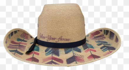 Charlie 1 Horse Womenu0027s Straight Arrow Straw Hat - Navy BandArrows One Hats png