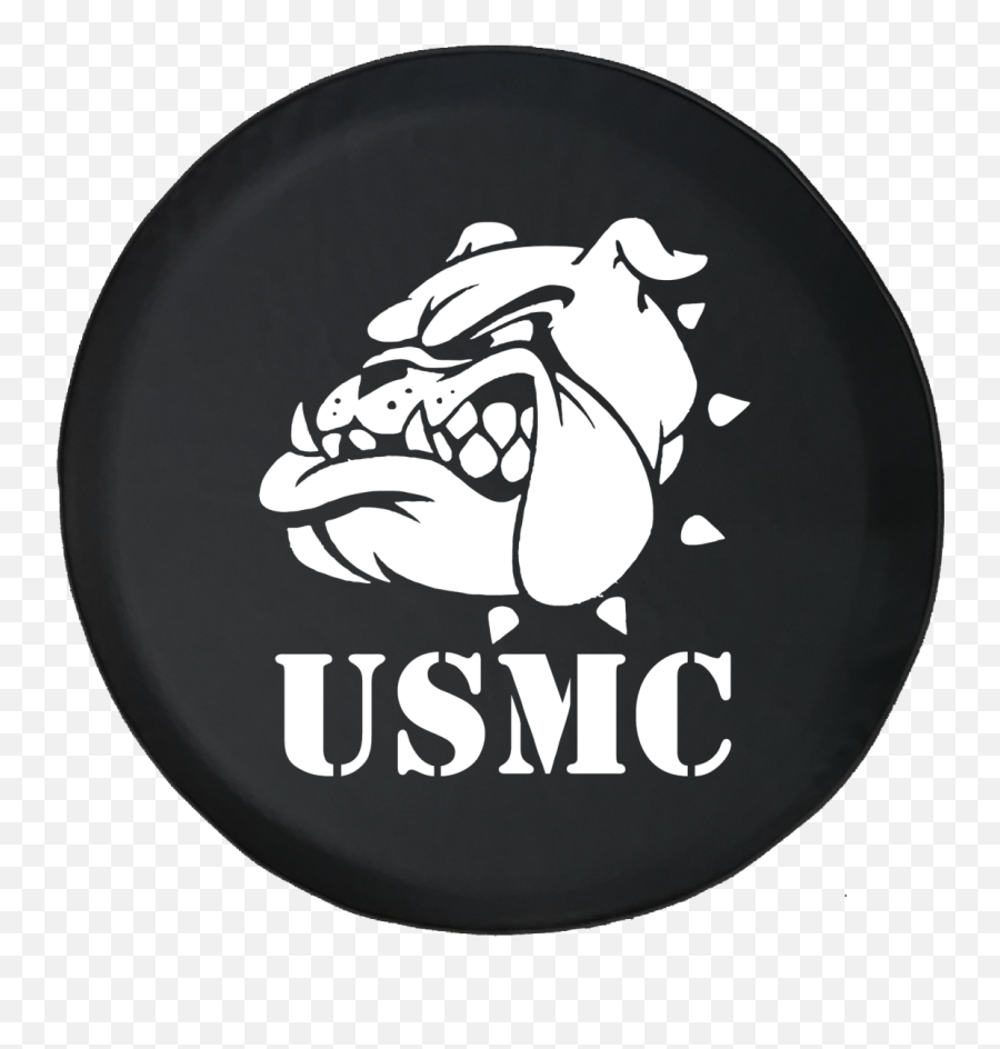 Spare Tire Cover Semper Fi Bulldog - Three Rivers Tx Bulldogs Png,Semper Fi Logo