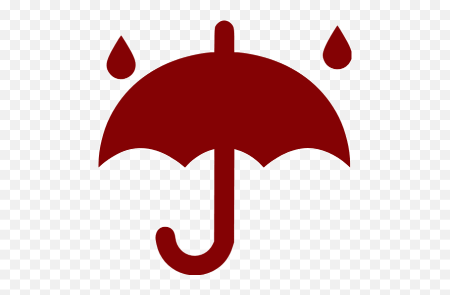 Maroon Rainy Weather Icon - Weather App Icons Burgundy Png,Weather App Icon