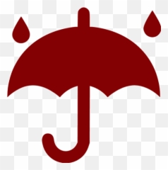 Maroon Rainy Weather Icon - App Icons Burgundy png