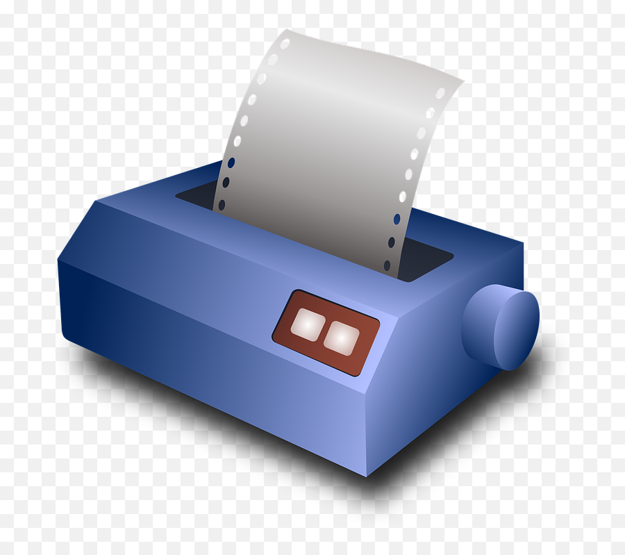 Inkjet Printer Print Document - Impresora Matricial Vector Png,Print Document Icon