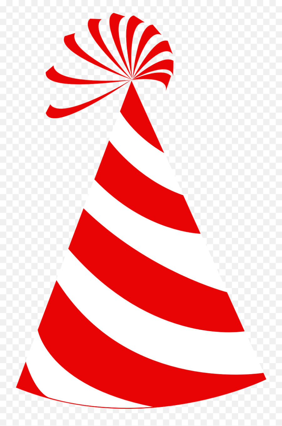 Hat Birthday Party Red Decoration - Transparent Background Birthday Hat Png,Birthday Hats Png