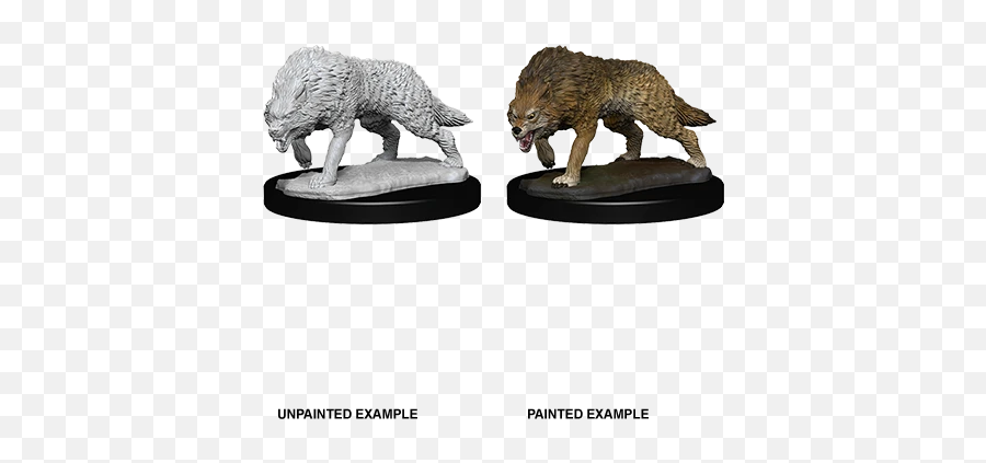 Details About Pathfinder Deep Cuts Timber Wolves - Unpainted Timber Wolf Miniature Painted Png,Icon Of The Realms Minatures Singles
