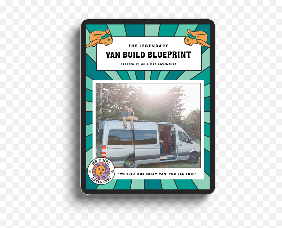 Van Build Blueprint Mr Mrs Adventure - Commercial Vehicle Png,Vans Icon