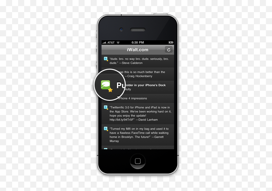 Targeting The Iphone 4 Retina Display With Css3 Media - Technology Applications Png,Twitteriffic Icon