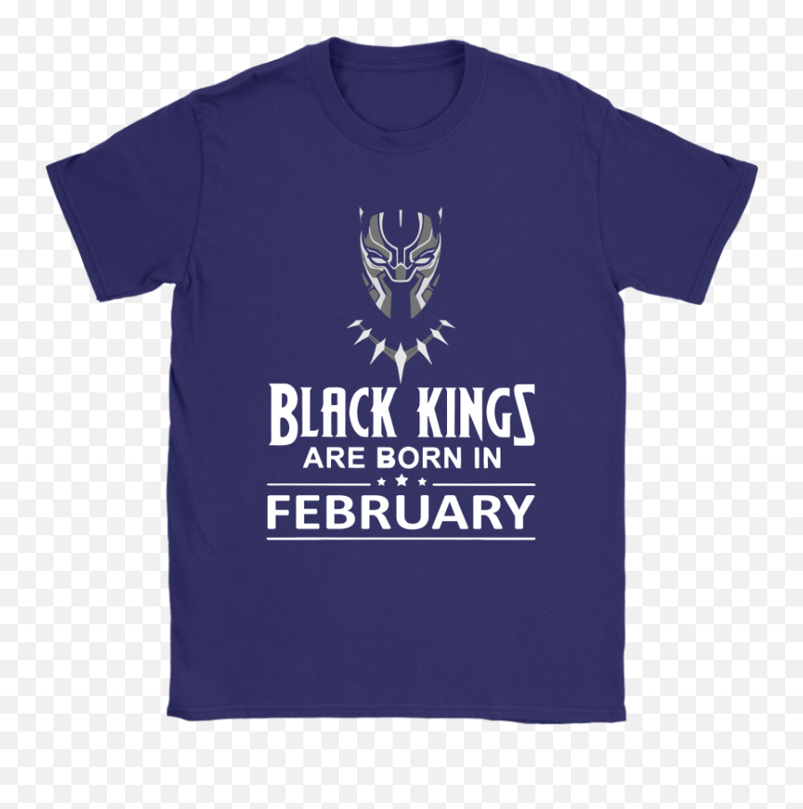 Black Kings Are Born In February Panther Shirts U2013 Nfl T - Shirts Store Loki Png,Black Panther Transparent