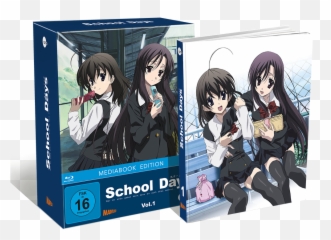 School Days First Volume Will Appear Later U2013 En - Anime png