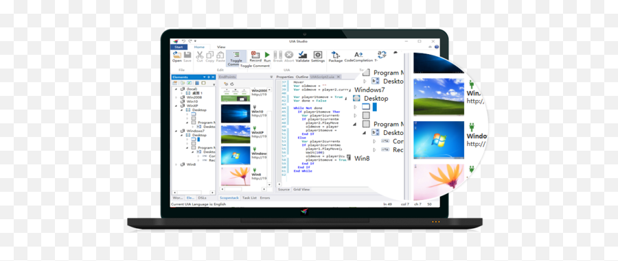 Solutions - Uia Studio Technology Applications Png,Windows 7 Language Icon