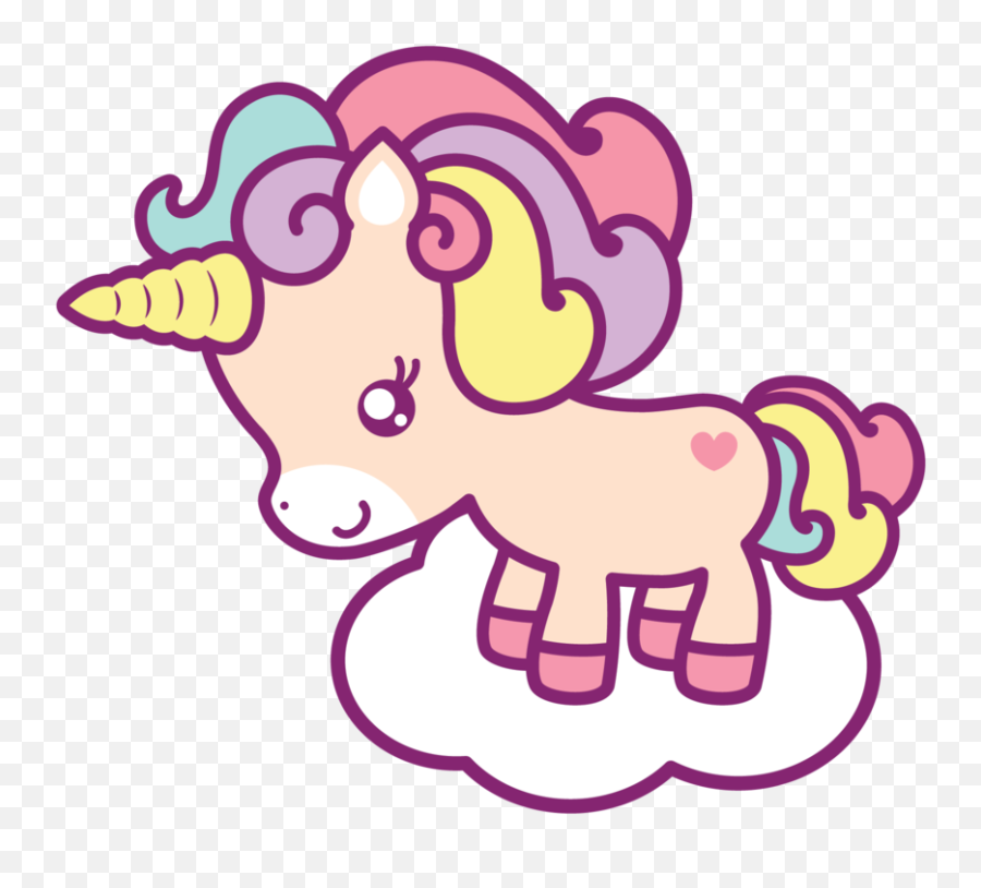 Unicorn Cloud - Unicorn Full Size Png Download Seekpng Transparent Background Cute Unicorn Clipart,Rainbow Unicorn Icon