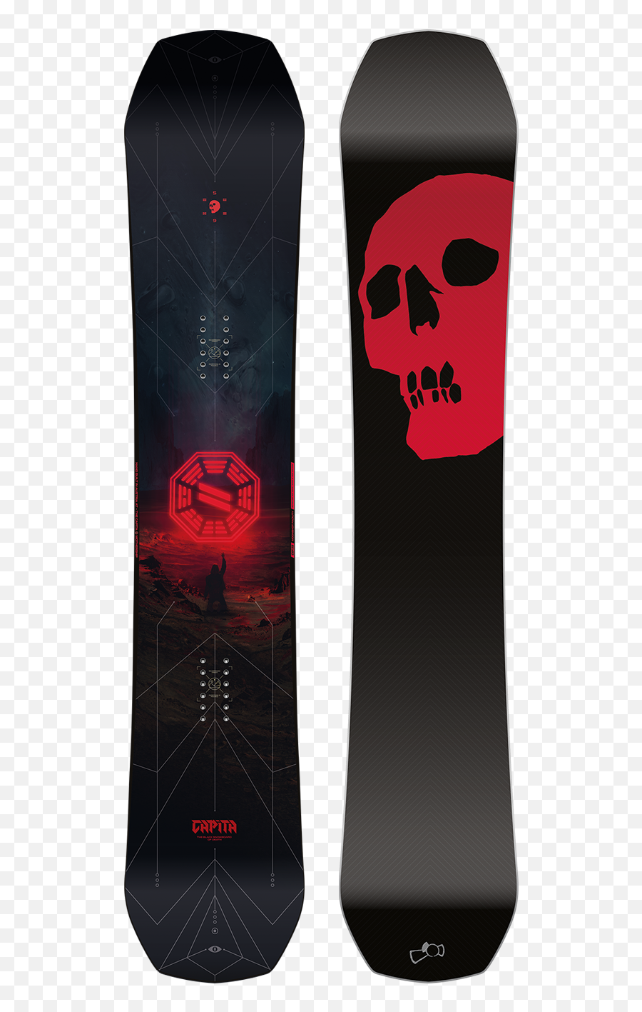 The Black Snowboard Of Death U2013 Capita Snowboarding - Capita Black Snowboard Of Death 2020 Png,Snowboarder Png
