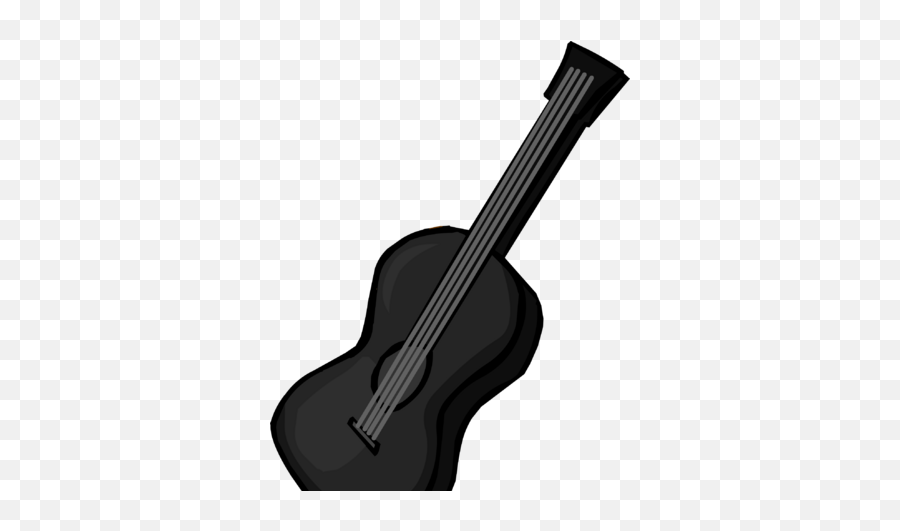 Black Acoustic Guitar Club Penguin Rewritten Wiki Fandom Png Electric Icon Cartoon