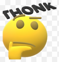 3d Thonk Rthinking Png